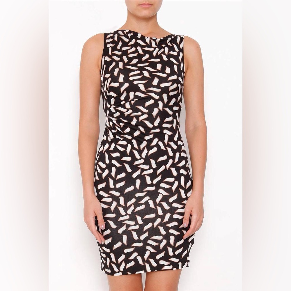 Diane von Furstenberg Glasmary Mini Dress in Snake Flutter Print – Size 6